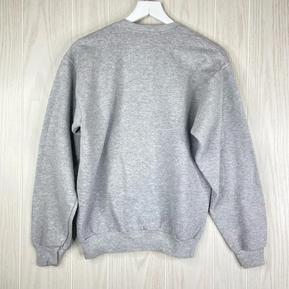 Hanes Women's Gray Walt Disney World Crew Neck Pullover Fleece Sweatshirt Size S - Picture 4 of 5